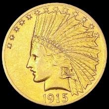 1915 $10 Gold Eagle CLOSELY UNCIRCULATED
