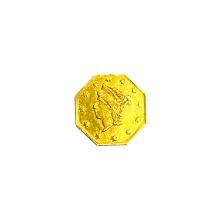 1856 Octagonal California Gold Quarter