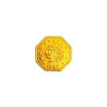 1856 Octagonal California Gold Quarter