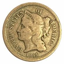 1865 Nickel Three Cent