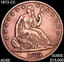1873-CC Seated Liberty Half Dollar