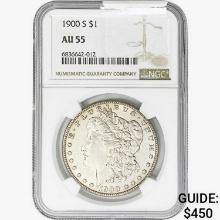 1900-S Morgan Silver Dollar NGC AU55