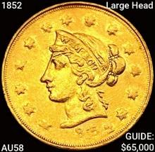 1852 Large Head Wass Molitor Gold Eagle CHOICE AU