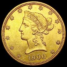1900 $10 Gold Eagle CHOICE AU