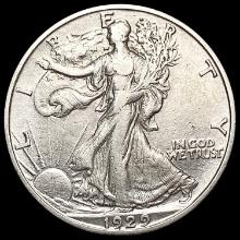 1929-S Walking Liberty Half Dollar CLOSELY UNCIRCU