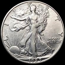 1929-S Walking Liberty Half Dollar CLOSELY UNCIRCU