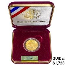 1997 .3oz. Gold $5 F.D.R. Commem. Coin