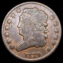 1829 Classic Head Half Cent NICELY CIRCULATED