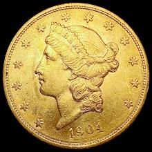 1904 $20 Gold Double Eagle UNCIRCULATED