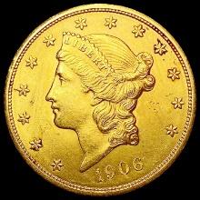 1906-D $20 Gold Double Eagle UNCIRCULATED