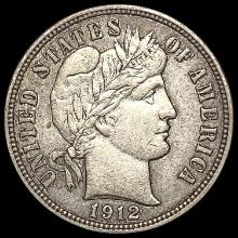 1912-D Barber Dime CLOSELY UNCIRCULATED