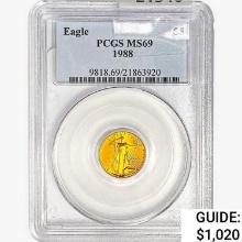 1988 $5 Gold Eagle PCGS MS69