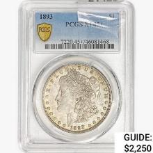 1893 Morgan Silver Dollar PCGS XF45+