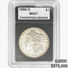 1886-O Morgan Silver Dollar GG MS67