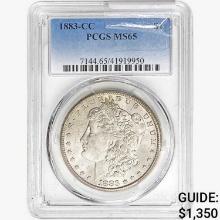 1883-CC Morgan Silver Dollar PCGS MS65