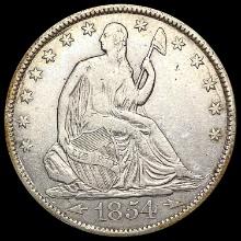 1854-O Seated Liberty Half Dollar NEARLY UNCIRCULATED