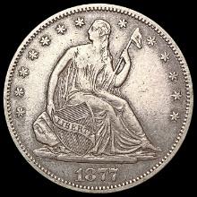 1877-S Seated Liberty Half Dollar NEARLY UNCIRCULATED