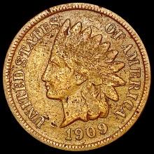 1909-S Indian Head Cent NICELY CIRCULATED