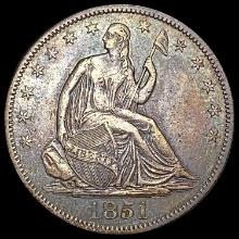 1851-O Seated Liberty Half Dollar NEARLY UNCIRCULATED