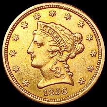 1856 $2.50 Gold Quarter Eagle CLOSELY UNCIRCULATED