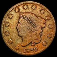 1829 Coronet Head Large Cent NICELY CIRCULATED