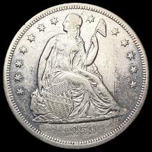 1859-O Seated Liberty Dollar NEARLY UNCIRCULATED