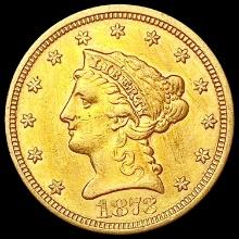 1878 $2.50 Gold Quarter Eagle CLOSELY UNCIRCULATED