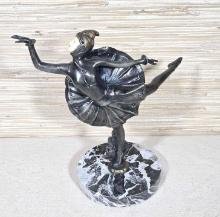 Art Deco Style Bronze Dancing Statue
