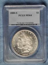 PCGS MS64 1880-S Morgan Silver Dollar