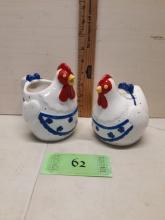 Hen Ceramic Sugar and Creamer