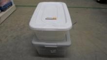 organizer tubs, two with lids