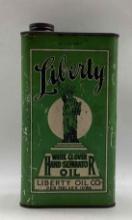 1920's Liberty Oil Company 1 Gallon Can Des Moines, IA