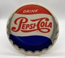 Drink Peps-Cola Bottle Cap Celluloid Hanging Sign