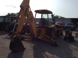 JCB 214 SERIES 3 BACKHOE (SERIAL # SLP214TCSE0434683) (SHOWING APPX 4,940 HOURS, UP TO THE BUYER TO