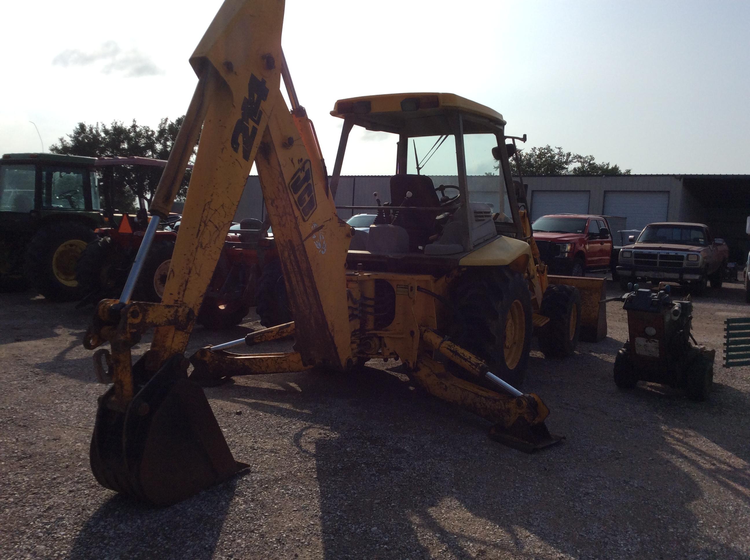 JCB 214 SERIES 3 BACKHOE (SERIAL # SLP214TCSE0434683) (SHOWING APPX 4,940 HOURS, UP TO THE BUYER TO