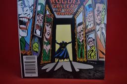 DETECTIVE COMICS #566 | KEY CLASSIC GIORDANO ROGUES GALERY COVER - NICE NEWSSTAND!