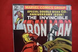 IRON MAN #150 | KEY BATTLE OF IRON MAN VS DR DOOM, ICONIC ROMITA JR - NICE NEWSSTAND!