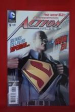 ACTION COMICS #9 | KEY 1ST FULL APP AND ORIGIN OF CALVIN ELLIS, SUPERMAN OF EARTH-23!