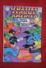 JUSTICE LEAGUE #56 | CLASSIC JLA VS JSA - MURPHY ANDERSON - 1967 | *STAPLES GOOD - CREASING*