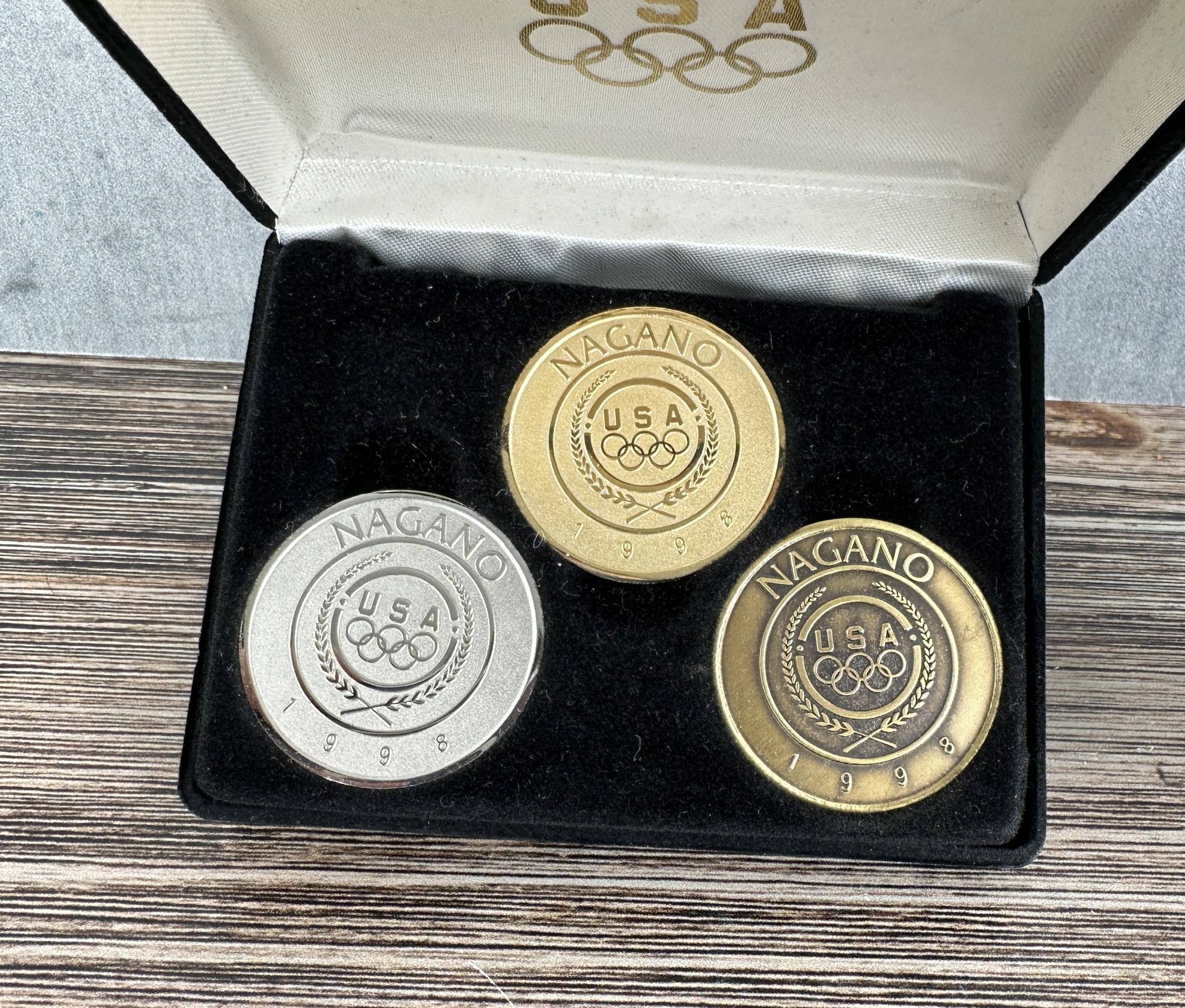 1998 Nagano Winter Olympics Medal Set