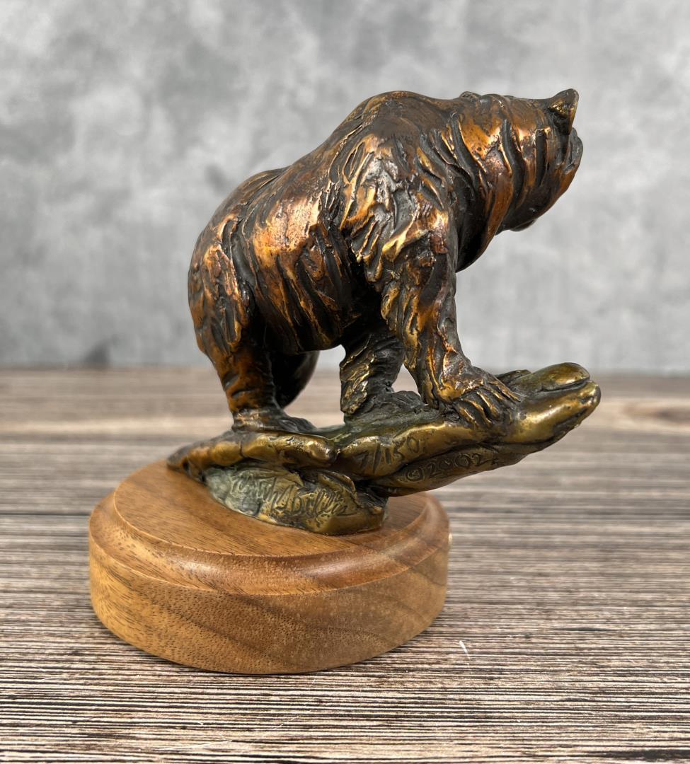 Mitch Billis Montana Grizzly Bear Bronze