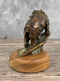 Mitch Billis Montana Grizzly Bear Bronze