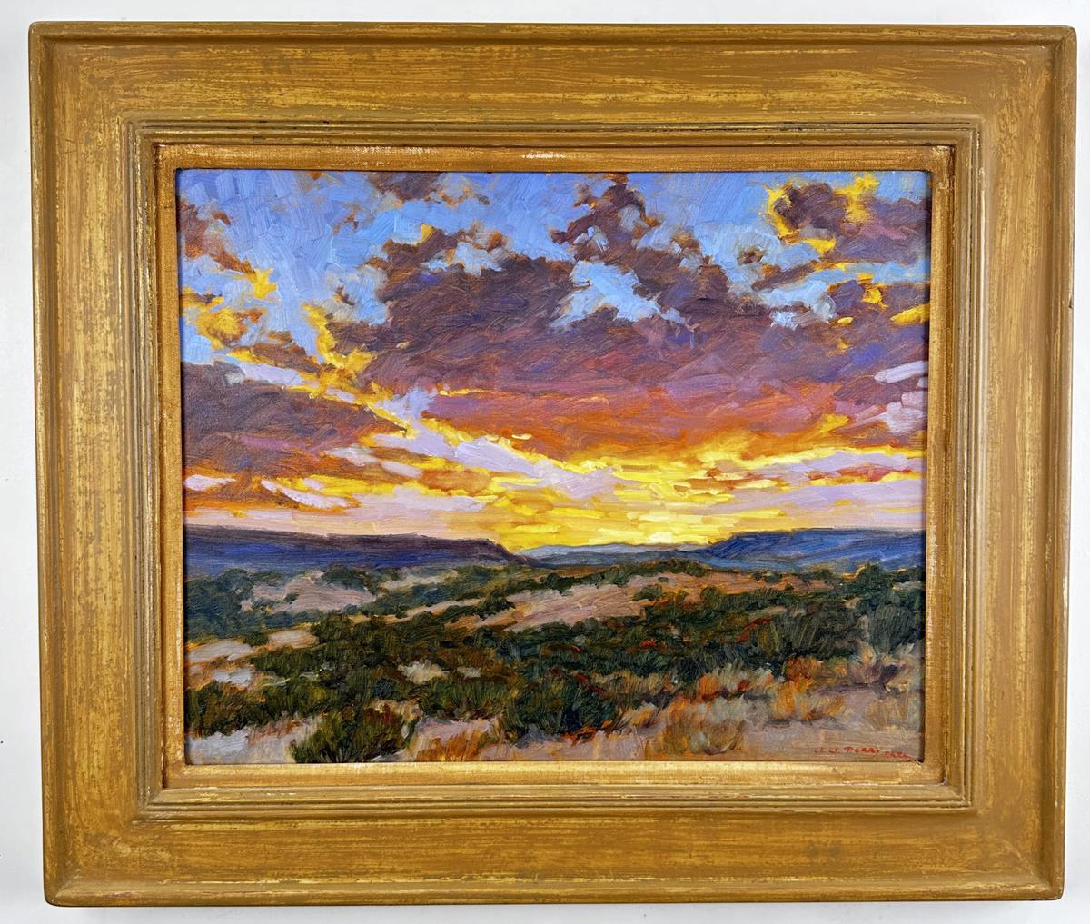 Jean J Perry Oil on Canvas Colorado Painting