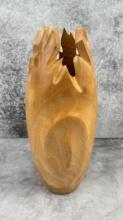 Custom Made Wood Vase