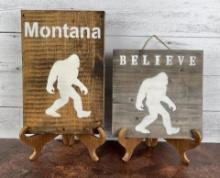 Montana Sasquatch Signs