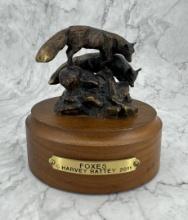 Harvey Rattey Foxes Bronze Montana