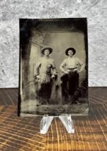 Cowboy Tintype Photo Possible Tombstone Arizona