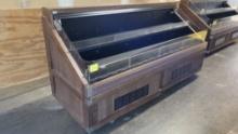 SELF CONTAINED REFRIGERATED 8' TABLE WOOD TRIM MOBILE UNIT