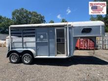 1992 Supreme CircleM 14' Livestock Trailer VIN1657