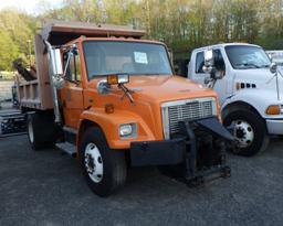 1999 FREIGHTLINER FL80 Dump Truck w/Plow   6 spd s/n:B17472